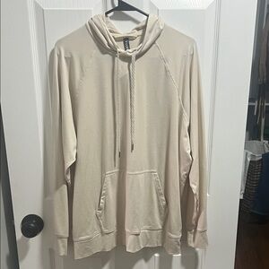 Vuori Light Tan Hooded Sweatshirt